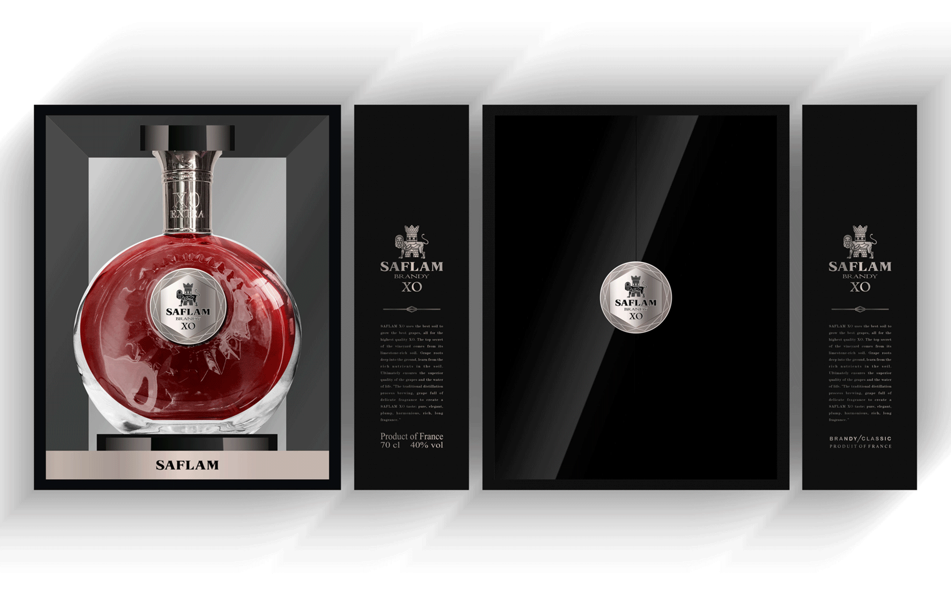 SAFLAM  BRANDY  XO